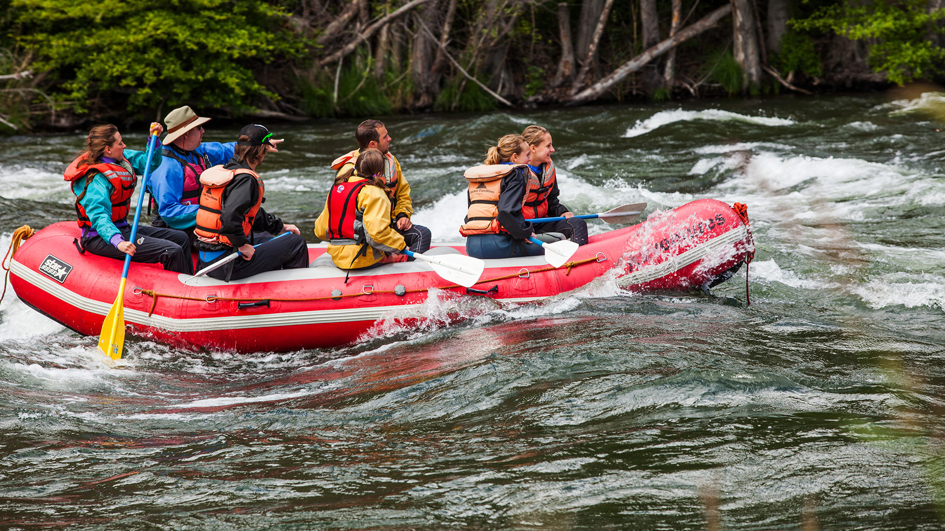 white water rafting