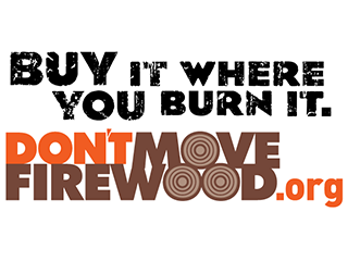 Don't move firewood logo